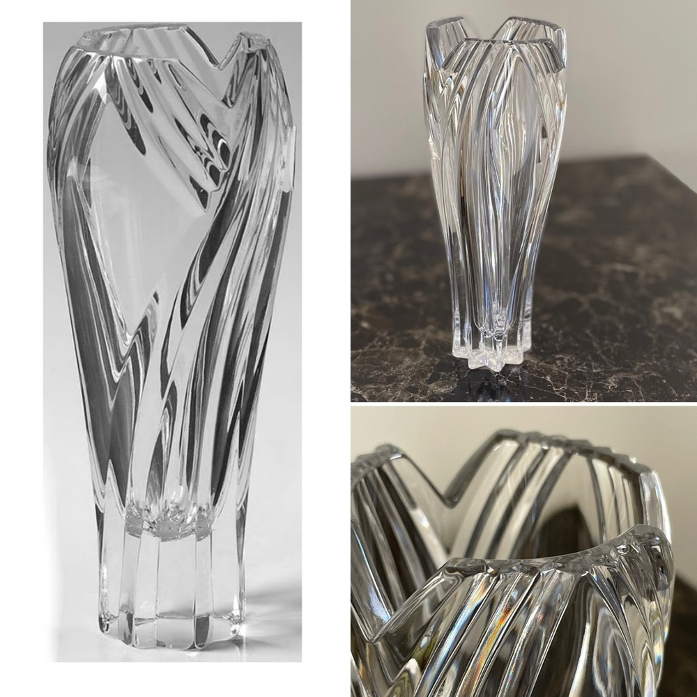 Lenox Style Crystal  7" Bud Vase